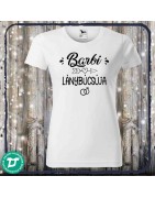 Lánybúcsú póló névvel