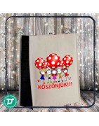 Köszönöm ajándék vastag vászon táska