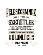 Feleségemnek vászontáska