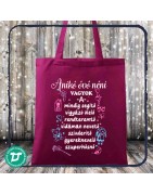 Óvónő vagyok vászon táska