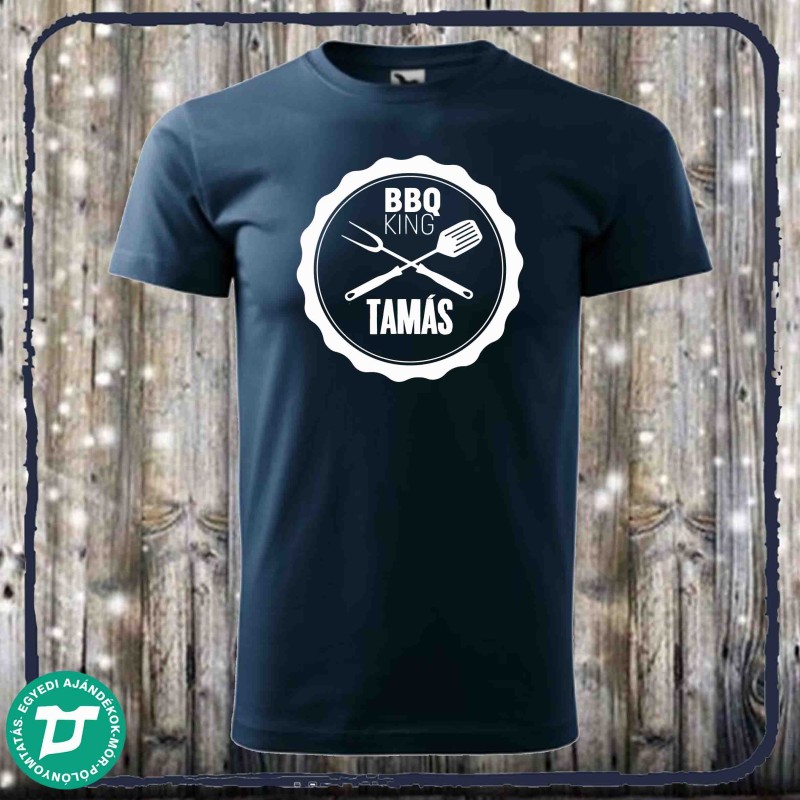 BBQ King póló névvel