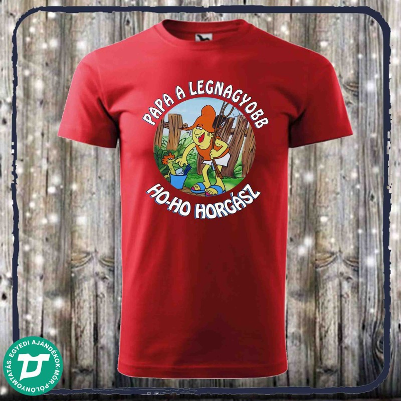 A nagy ho-ho horgász póló