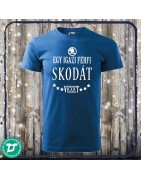 Egy igazi férfi Skodát vezet póló