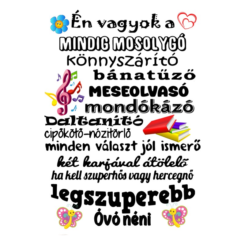 Én vagyok a mindig mosolygós óvó néni