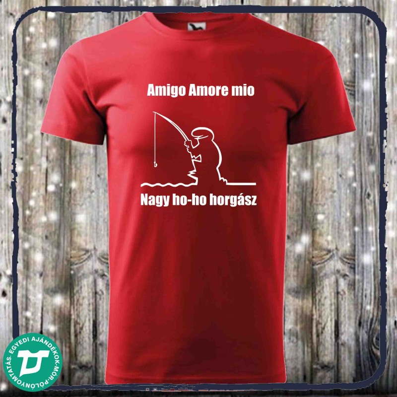 Amígó horgász póló
