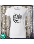 Feathers are reminders póló