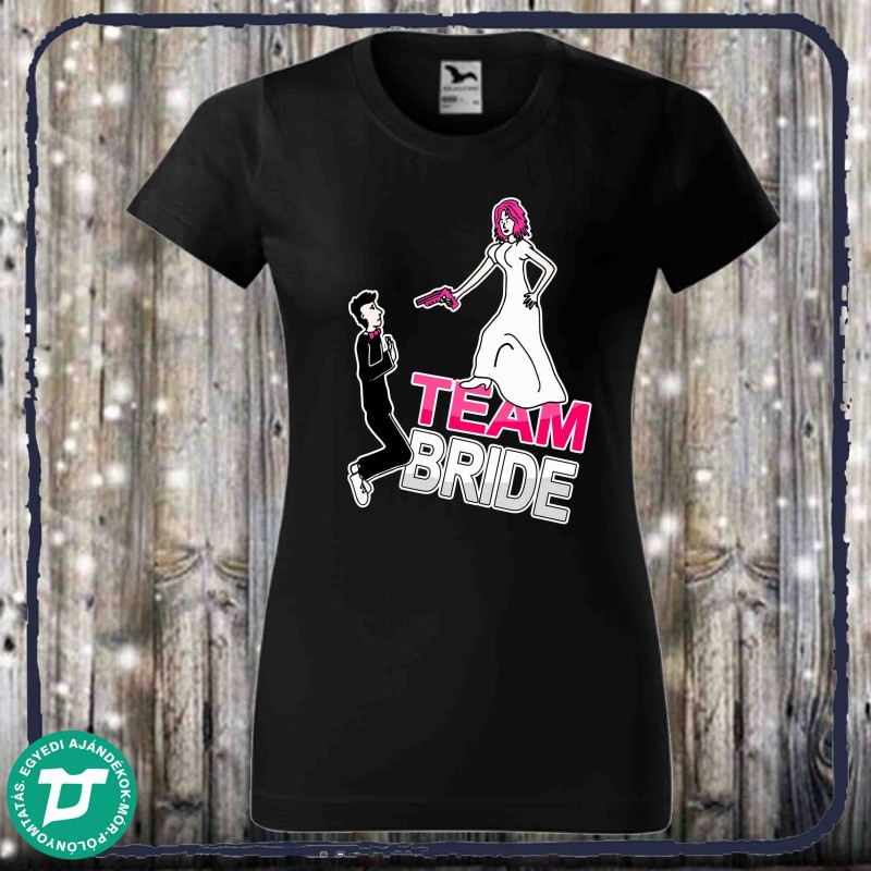 Team Bride lánybúcsú póló