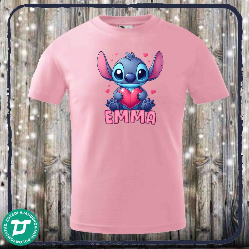 Stitch póló névvel