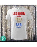 Legenda ,Férj, Apa és Nagypapa póló
