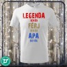 Legenda ,Férj, Apa és Nagypapa póló