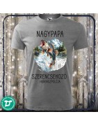 Nagypapa szerencsehozó horgászpólója