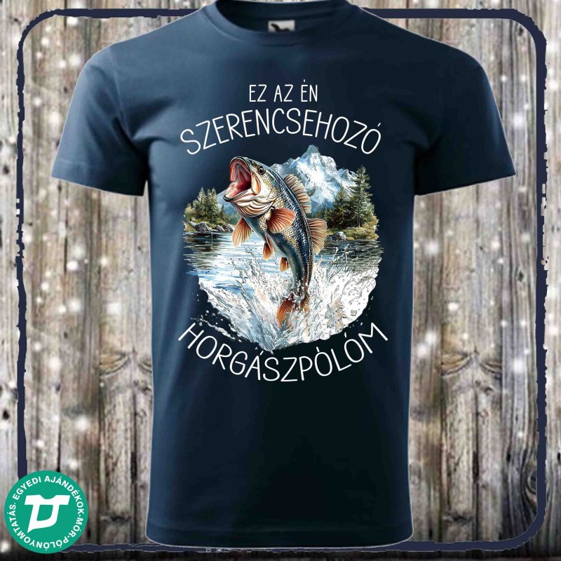 Szerencsehozó horgászpóló