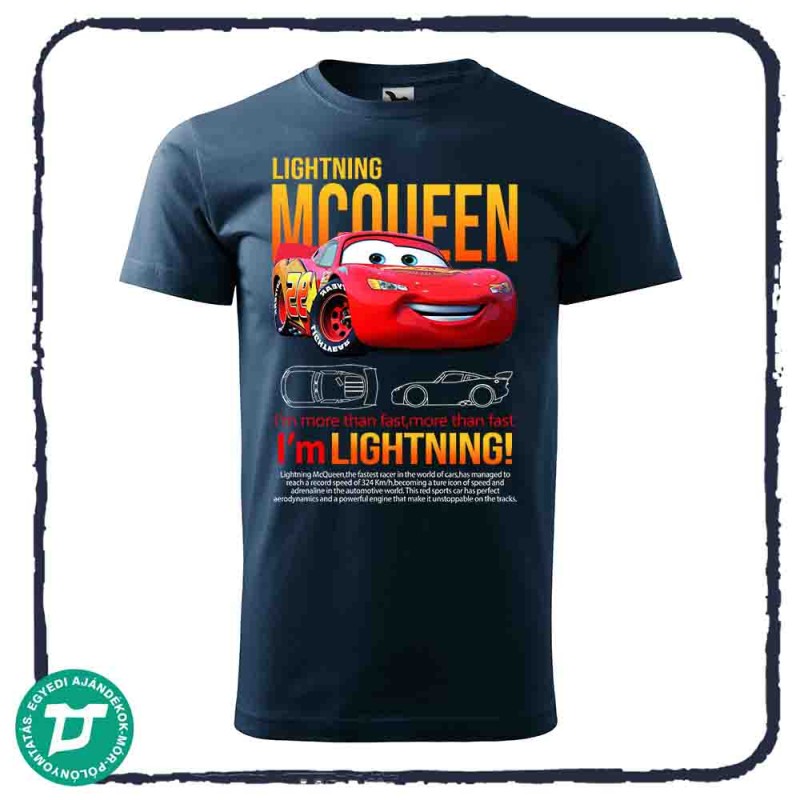 Mc Mqueen verdás póló