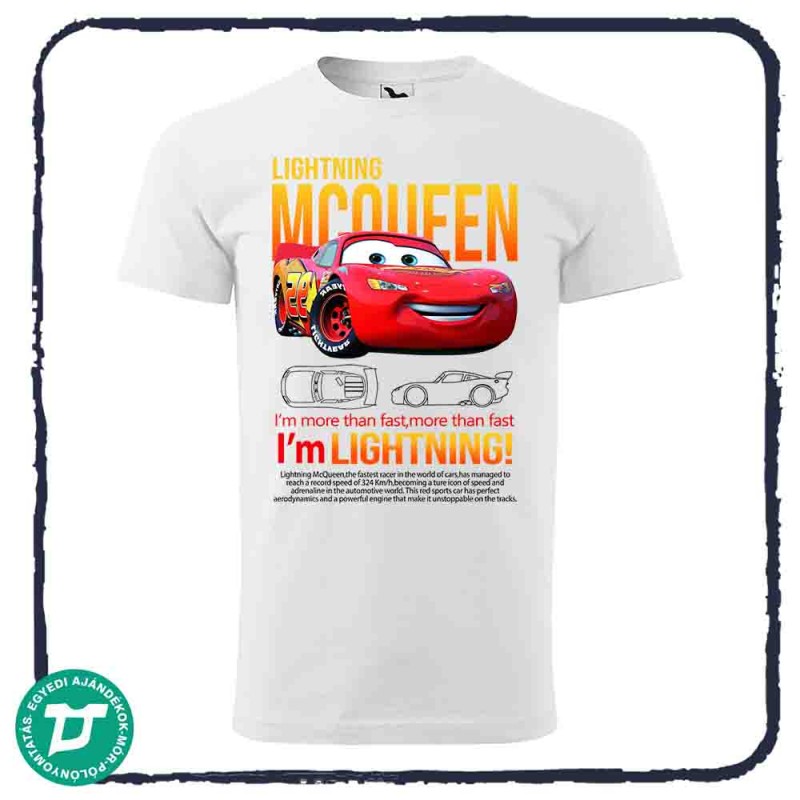Mc Mqueen verdás póló
