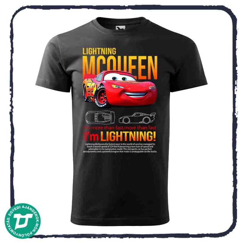 Mc Mqueen verdás póló