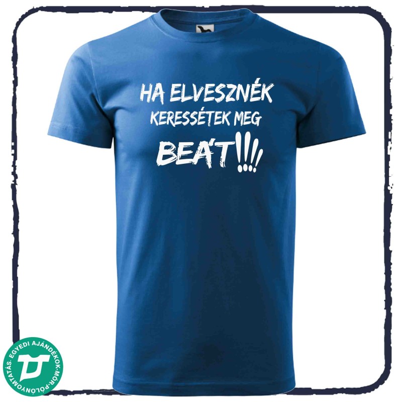 Ha elvesznék keressétek meg ....