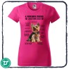 Yorkshire terrier anatómiája póló