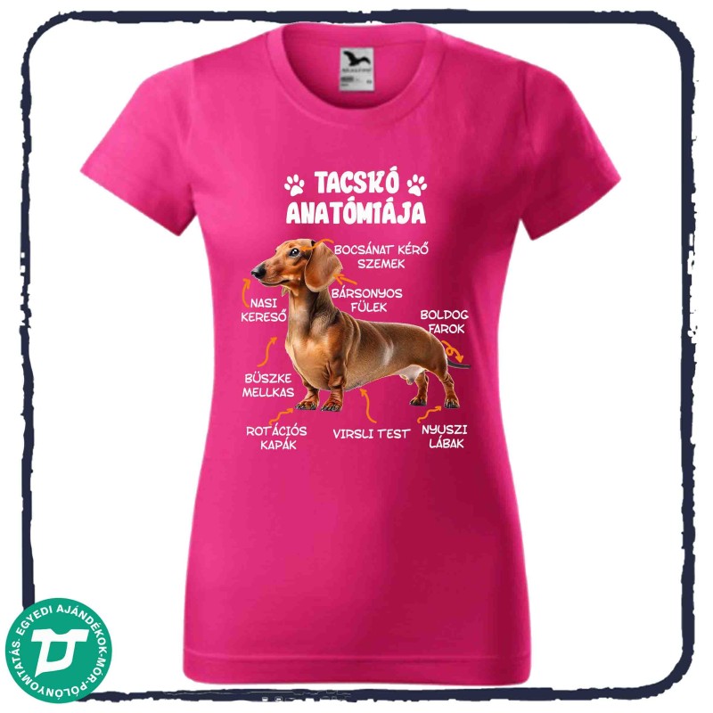 Tacskó anatómiája póló