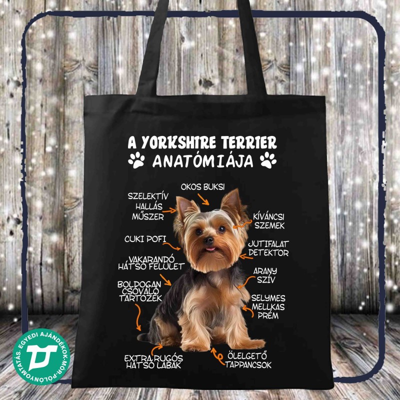 Yorkshire Terrier vászontáska