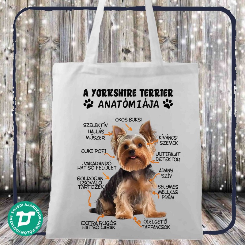 Yorkshire Terrier vászontáska