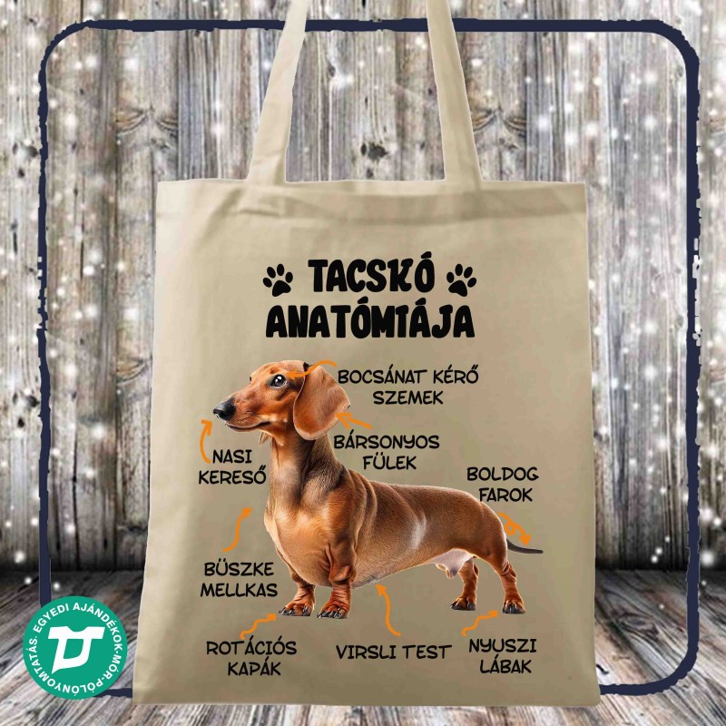 Tacskós vászontáska