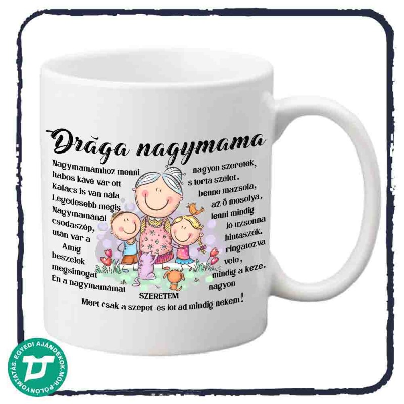 Nagymamának bögre