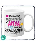 szuperhős anya bögre