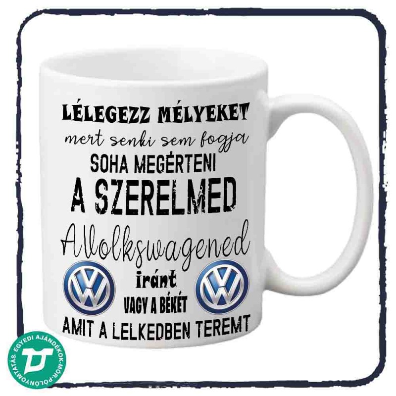 Volkswagenes  bögre