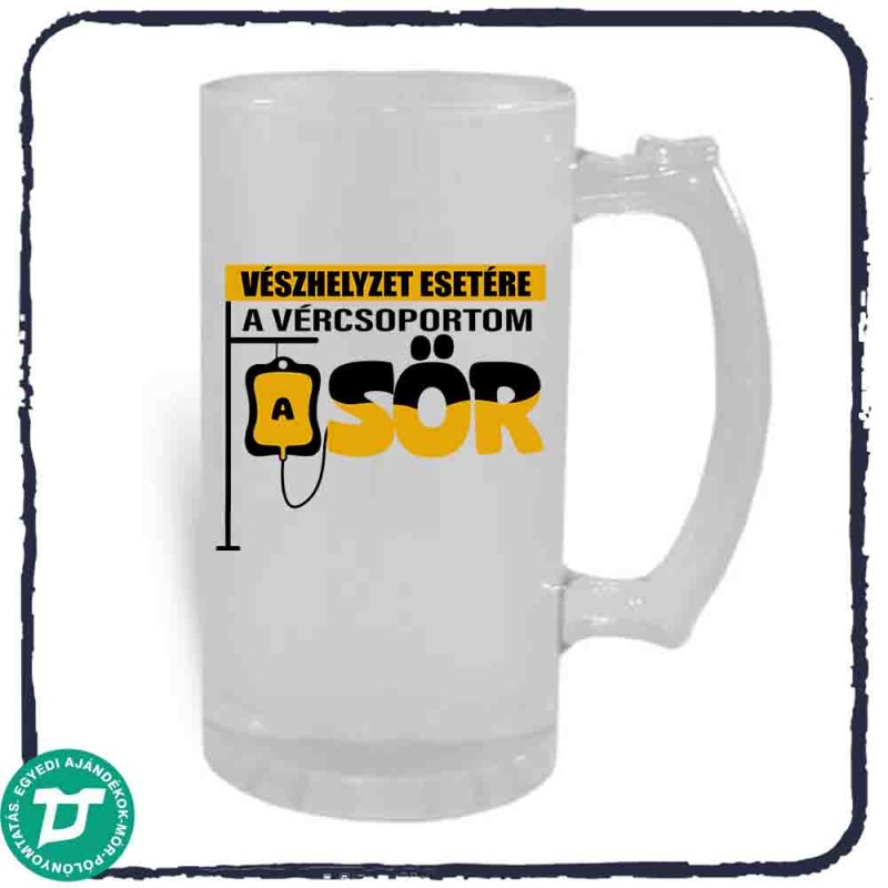 Vészhelyzet esetén korsó