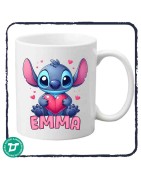 Stitch bögre  névvel