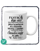 remény  idézetes  bögre