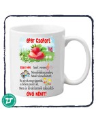 Névre szóló bögre óvónőnek / eper csoport