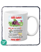 Névre szóló bögre dadusnak / Szőlő csoport