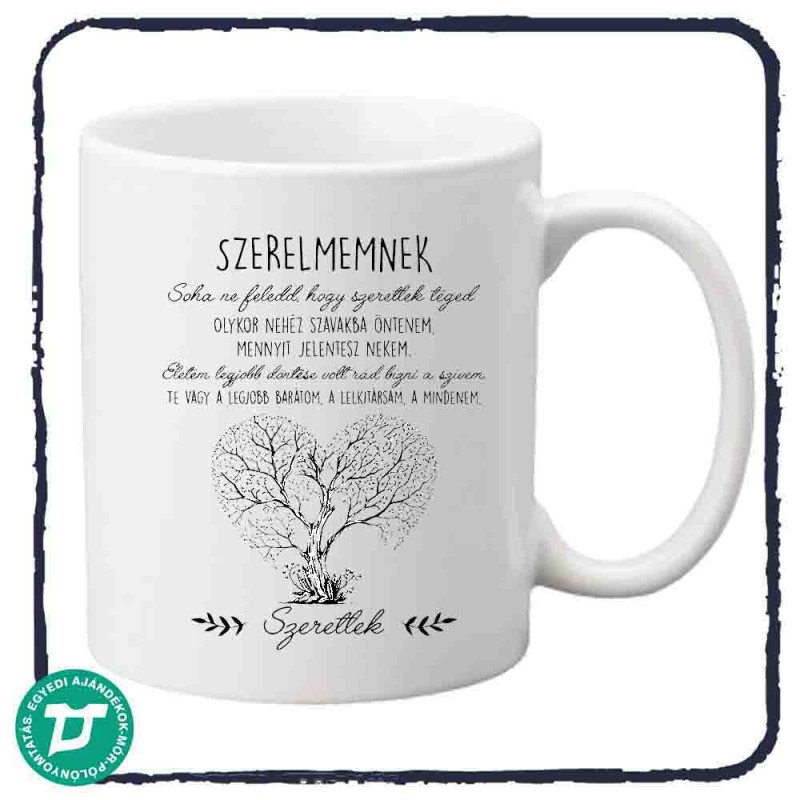 Szerelmemnek bögre