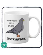 Olyan vagyok mint a galamb szarok mindenre bögre