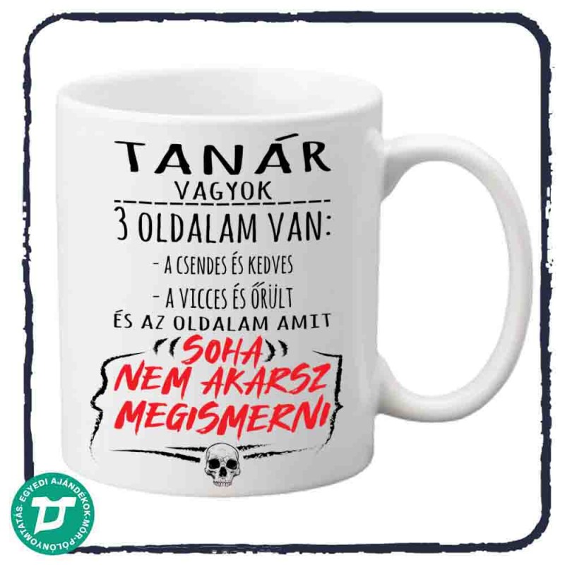 Tanár vagyok bögre