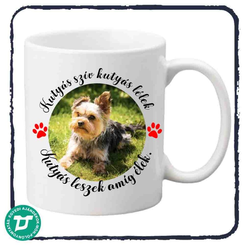 Kutyás szív kutyás lélek bögre