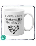 Szívemhez vezető út macskakővel bögre
