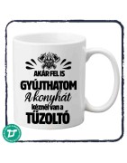 Tűzoltónak  bögre