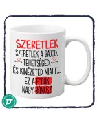 Szeretlek bögre