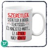 Szeretlek bögre