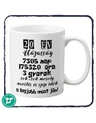 20 év házasság bögre