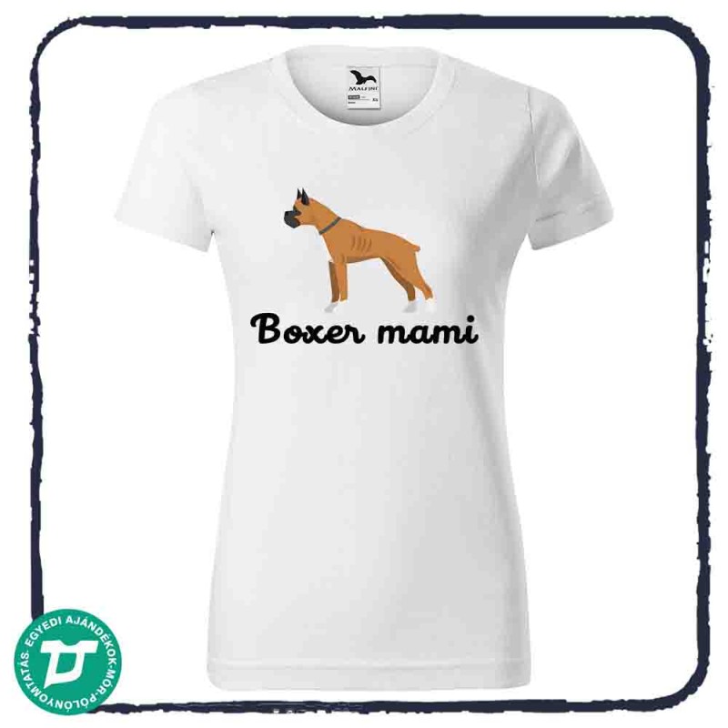 Boxer mami póló