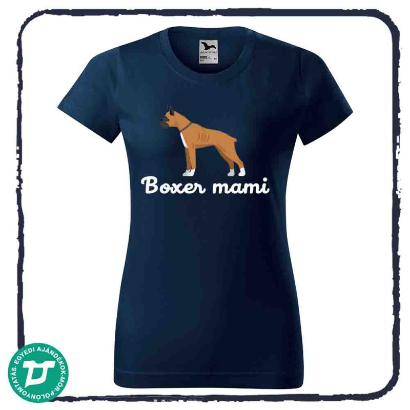 Boxer mami póló