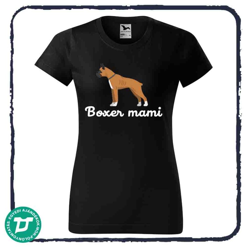 Boxer mami póló