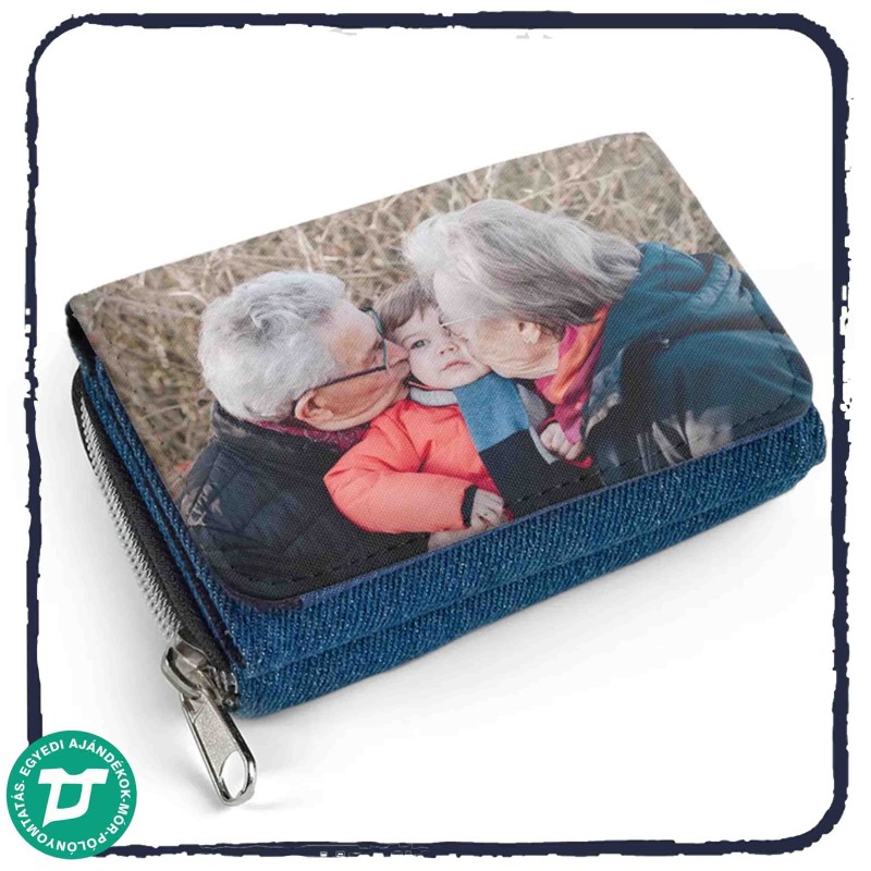 Egyedi pénztárca fényképpel