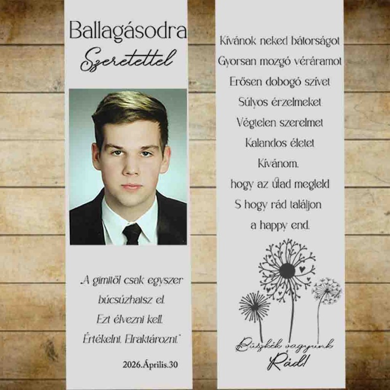 Fényképes ballagási szalag 3