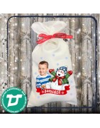 Hóemberes neves fényképes mikulás zsák