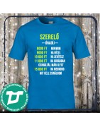 Szerelő óradíj