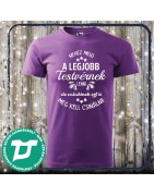 Unisex póló Lila